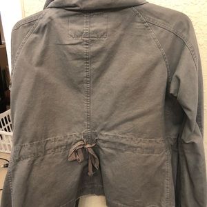Jacket with tie detail on back